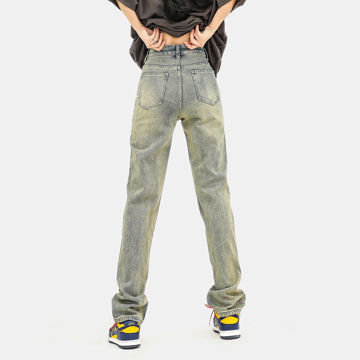 Retro Slim-fitting Fashion Brand Jeans Casual Straight-leg Jeans For Men Retro Slim-fitting Fashion Brand Jeans Casual Straight-leg Jeans For Men
