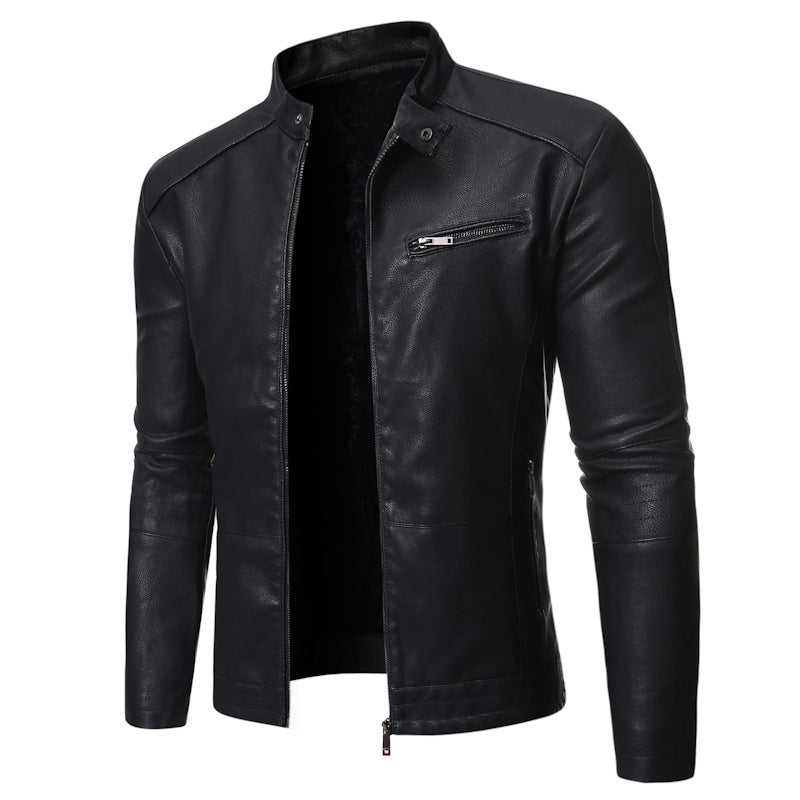 New European And American Men's Motorcycle Leather Jackets New European And American Men's Motorcycle Leather Jackets