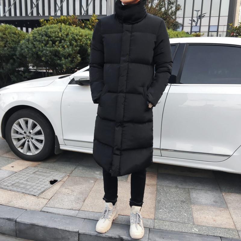 Over the knee down jacket men's long coat Over the knee down jacket men's long coat