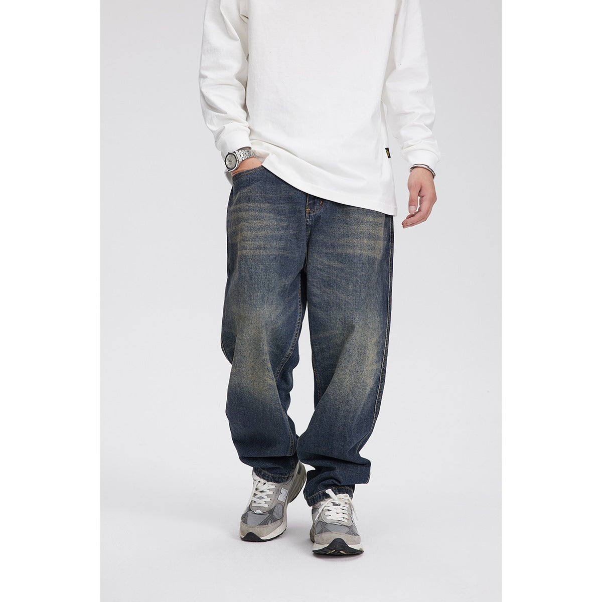 All-match Loose Straight Jeans For Men All-match Loose Straight Jeans For Men