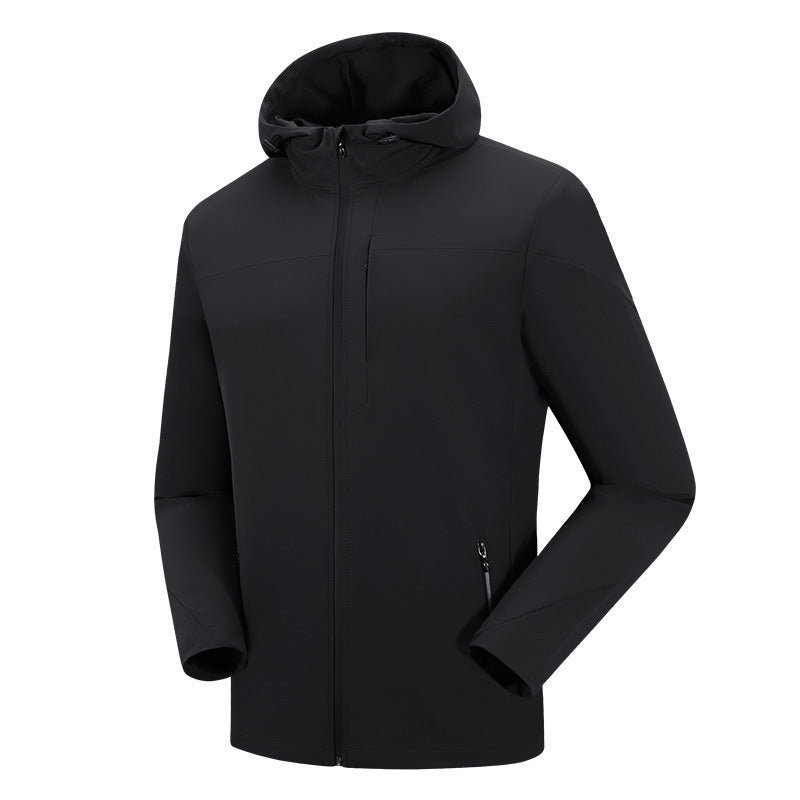 Men's movement in the spring and autumn season, men's single layer elastic mountaineering jackets, waterproof, windproof, breathable and caprant riding clothes Men's movement in the spring and autumn season, men's single layer elastic mountaineering jackets, waterproof, windproof, breathable and caprant riding clothes