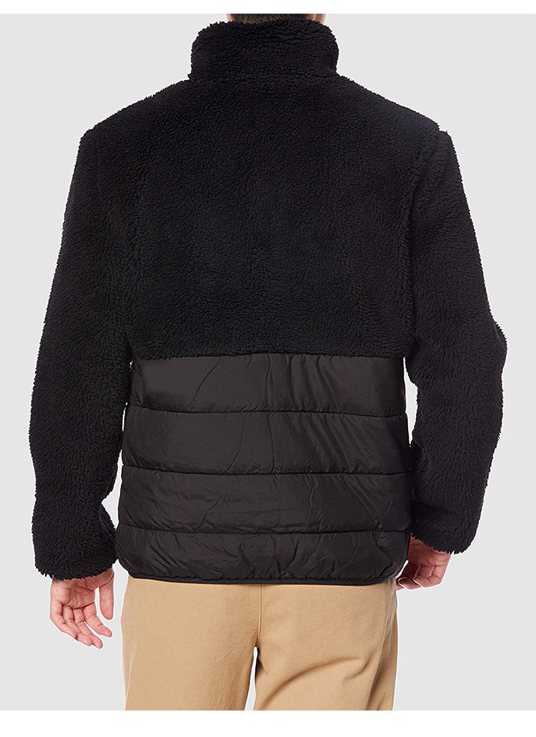 Men Casual Solid Color Polar Fleece Sweater Men Casual Solid Color Polar Fleece Sweater