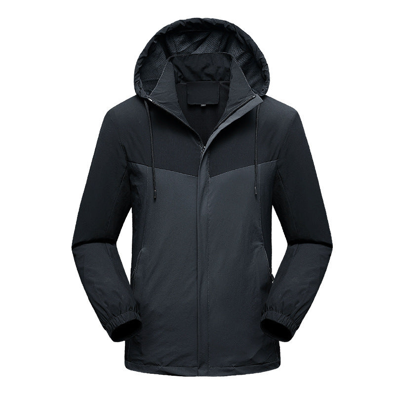 Men Stitching Trendy Elastic Casual Jacket Men Stitching Trendy Elastic Casual Jacket