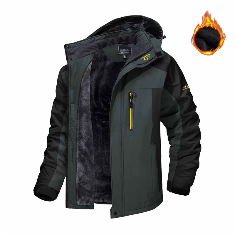 Winter Long Sleeved Windproof Ski Jacket Down Winter Long Sleeved Windproof Ski Jacket Down