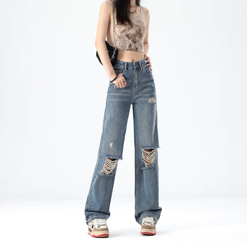 New High Waist Slimming And Wide Leg Jeans For Women New High Waist Slimming And Wide Leg Jeans For Women