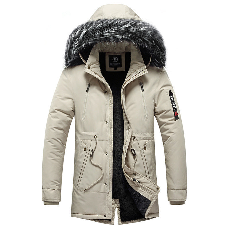 Casual Korean-style Cotton-padded Coat For Men Casual Korean-style Cotton-padded Coat For Men