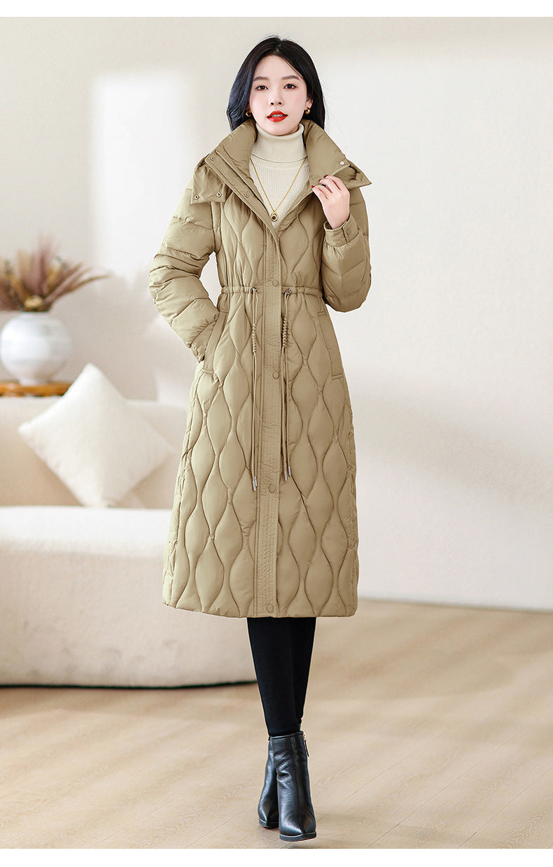 Thickened Cinched Western Style Slim Fit Coat Thickened Cinched Western Style Slim Fit Coat