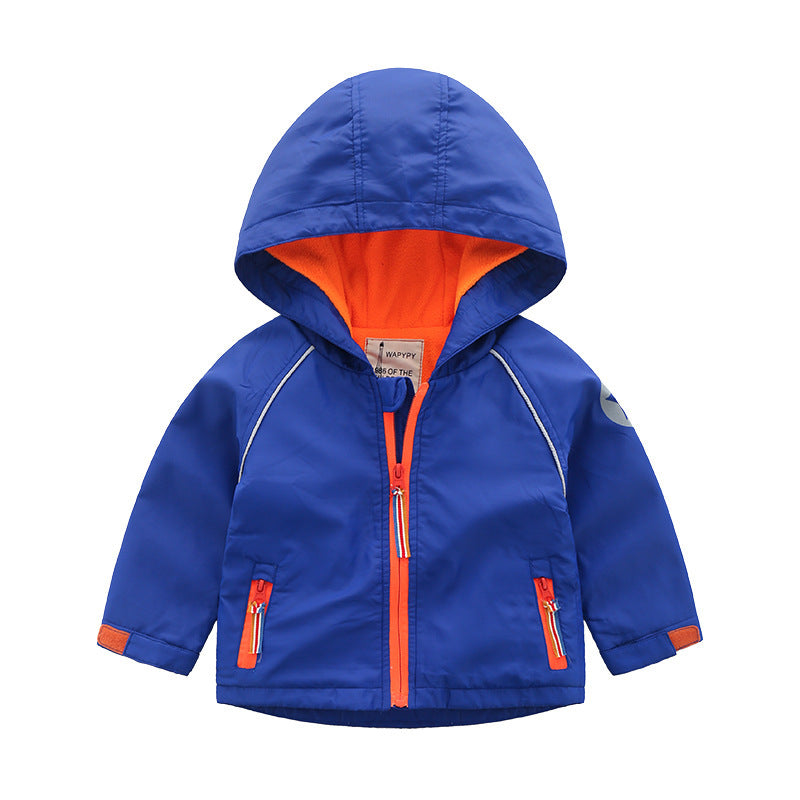Boys' Hooded  Autumn  Clothing Children's Fleece Jacket Boys' Hooded  Autumn  Clothing Children's Fleece Jacket