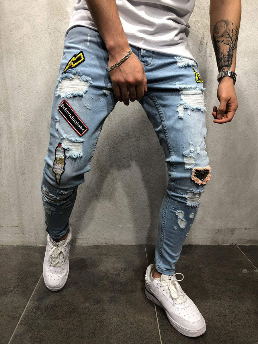 Casual jeans men fashion Casual jeans men fashion