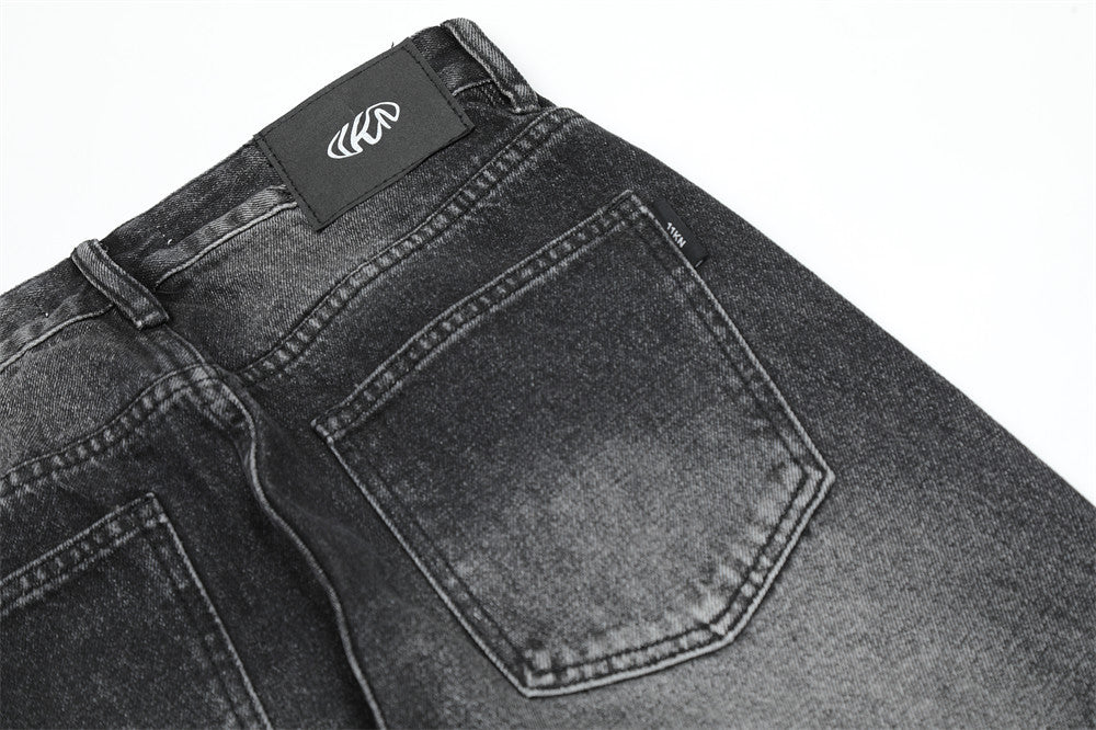 Fashion Tie-dye Worn Jeans Men Fashion Tie-dye Worn Jeans Men