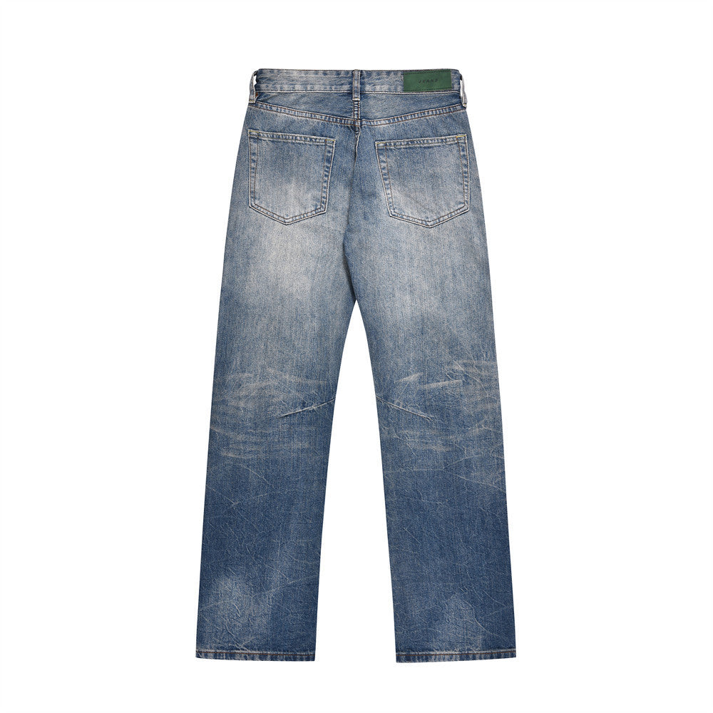 Washed Bright White Jeans For Men Washed Bright White Jeans For Men
