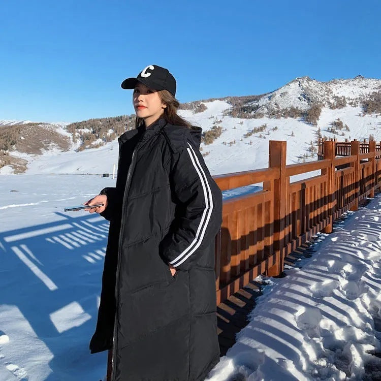 Thickened Cotton Padded Coat Hooded Zip Jacket Thickened Cotton Padded Coat Hooded Zip Jacket