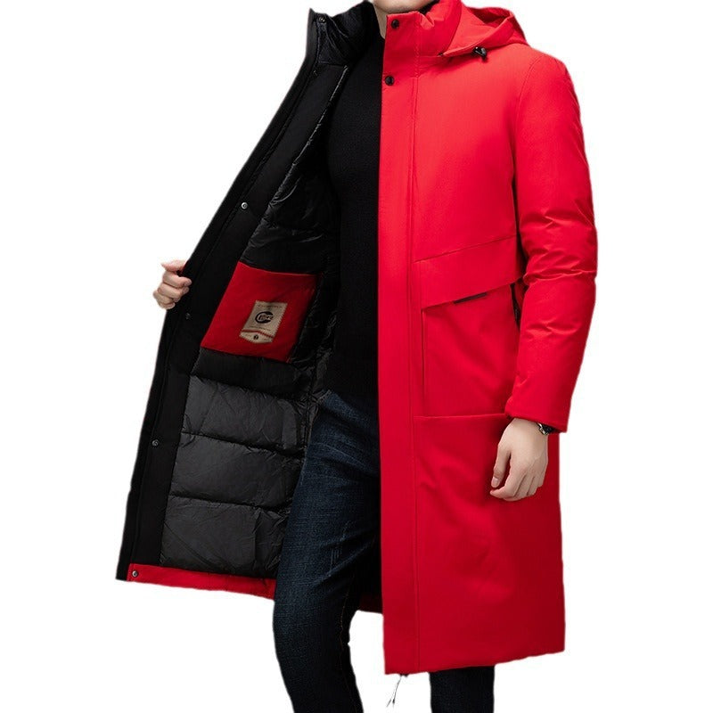 Middle-aged And Elderly Men's Down Cotton-padded Jacket Youth Daddy Outfit Middle-aged And Elderly Men's Down Cotton-padded Jacket Youth Daddy Outfit