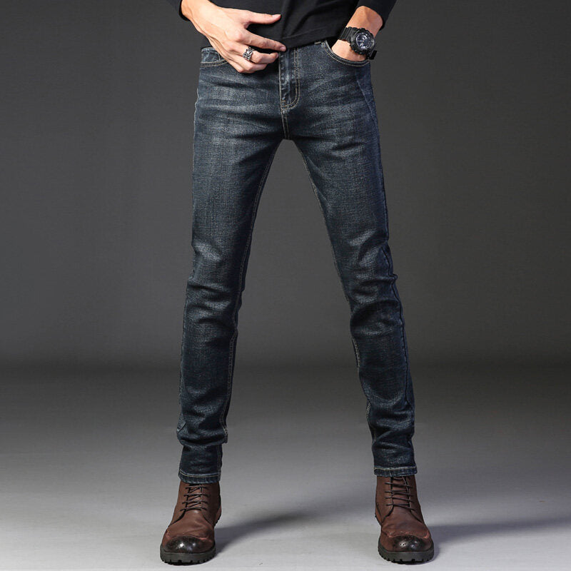 Straight Stretch Slim Fit Casual Men's Trousers Straight Stretch Slim Fit Casual Men's Trousers