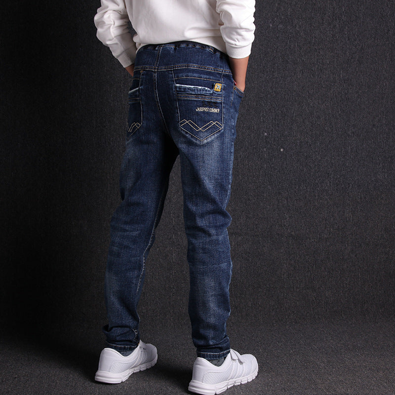Boys Jeans New Product Micro Stretch Comfortable Black Pants Boys Jeans New Product Micro Stretch Comfortable Black Pants
