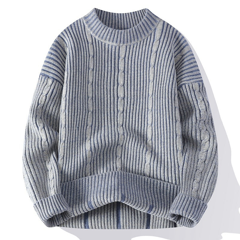 Casual Loose Sweater Men's Long Sleeved Sweater Casual Loose Sweater Men's Long Sleeved Sweater