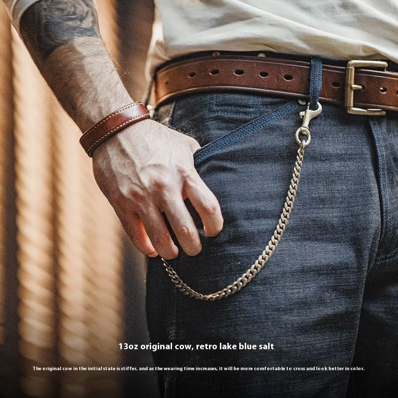 Workwear Retro Jeans Straight Men Workwear Retro Jeans Straight Men