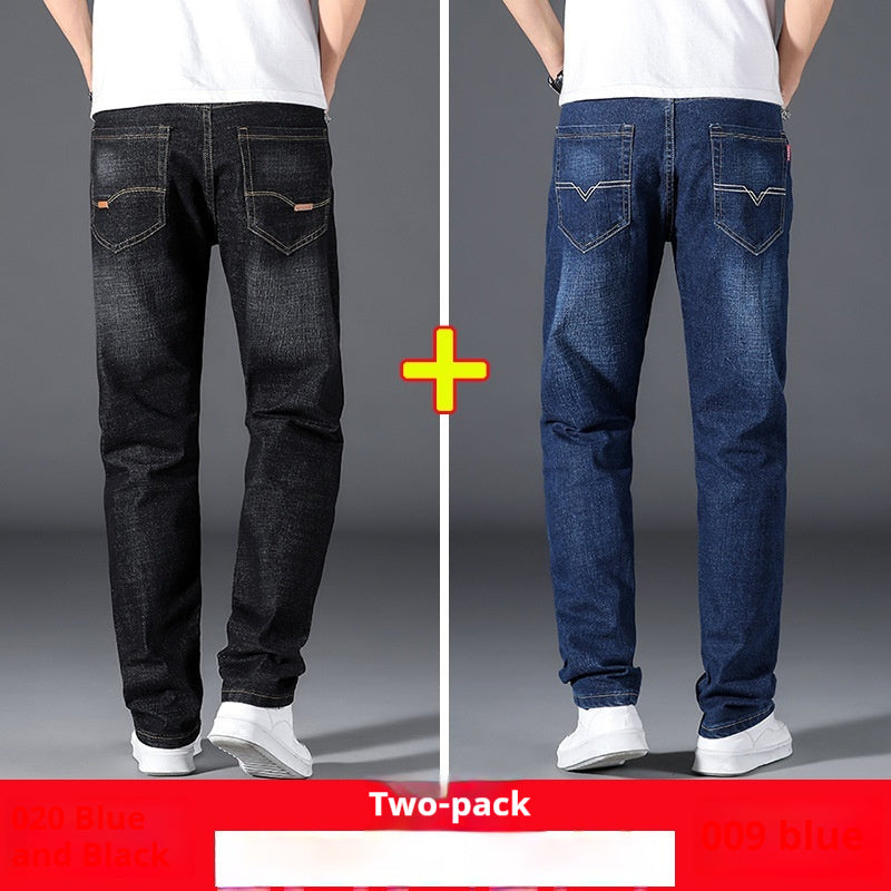 Summer Thin Jeans Men's Loose Straight Summer Thin Jeans Men's Loose Straight