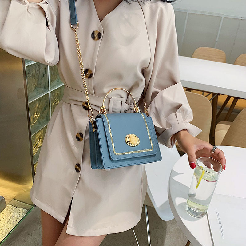 Personalized lock metal handbag Personalized lock metal handbag