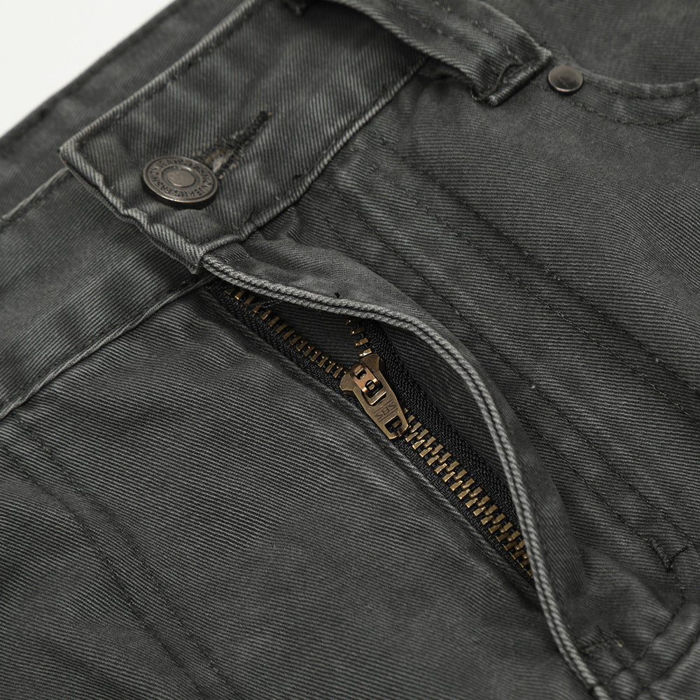 Mechanical Style Tactical Multi-pocket Jeans Men Mechanical Style Tactical Multi-pocket Jeans Men