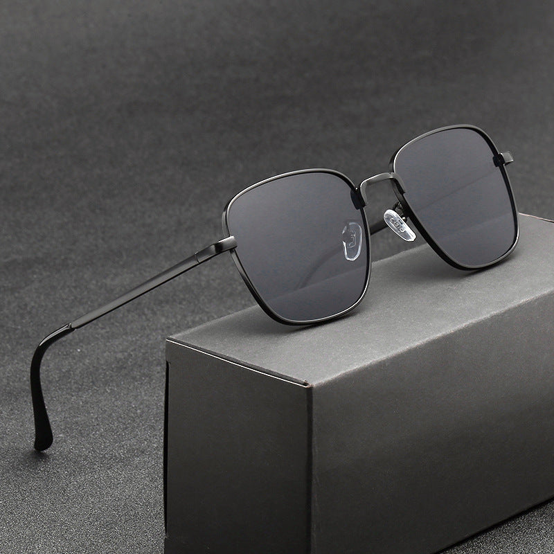 Men And Women Temperament Box Marine Piece Sunglasses Men And Women Temperament Box Marine Piece Sunglasses