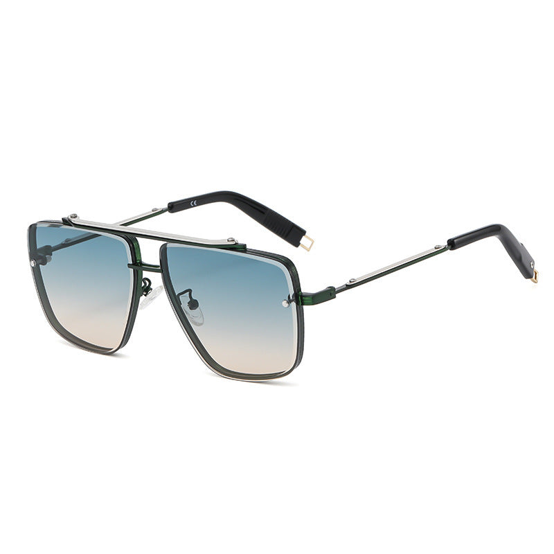 Twin-beam Metal Sunglasses For Men Twin-beam Metal Sunglasses For Men