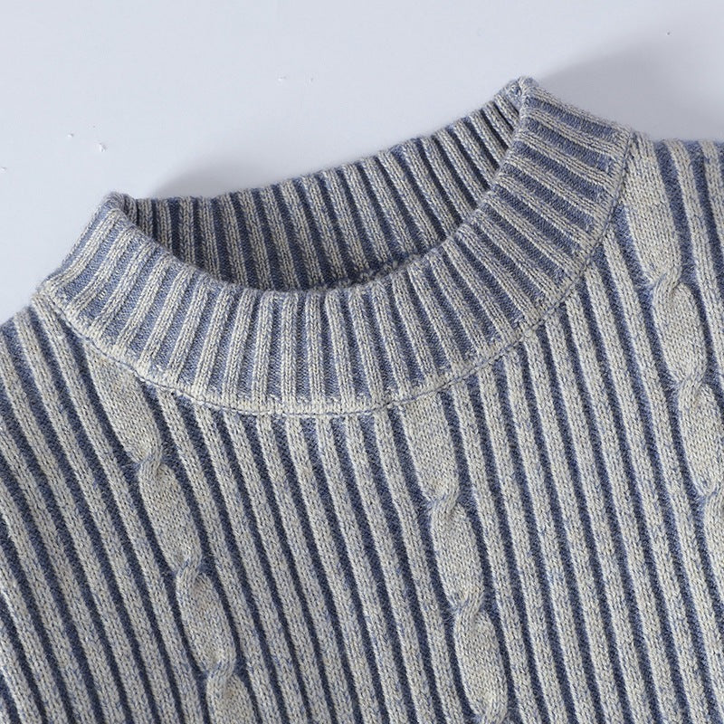 Casual Loose Sweater Men's Long Sleeved Sweater Casual Loose Sweater Men's Long Sleeved Sweater