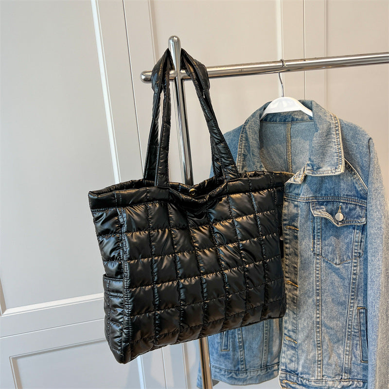 Winter Shoulder Bags Women Fashion Plaid Handbag Winter Shoulder Bags Women Fashion Plaid Handbag