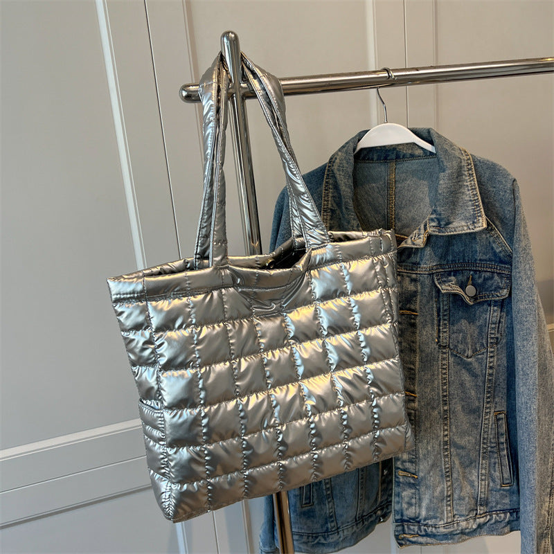 Winter Shoulder Bags Women Fashion Plaid Handbag Winter Shoulder Bags Women Fashion Plaid Handbag