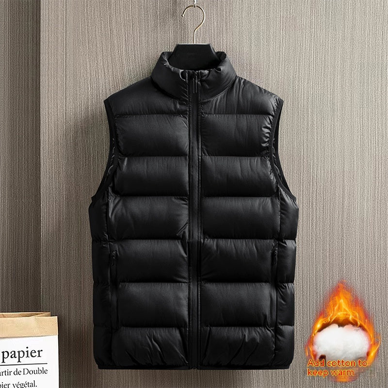 Down Jacket Vest Men's Coat Thickened Warm Down Jacket Vest Men's Coat Thickened Warm