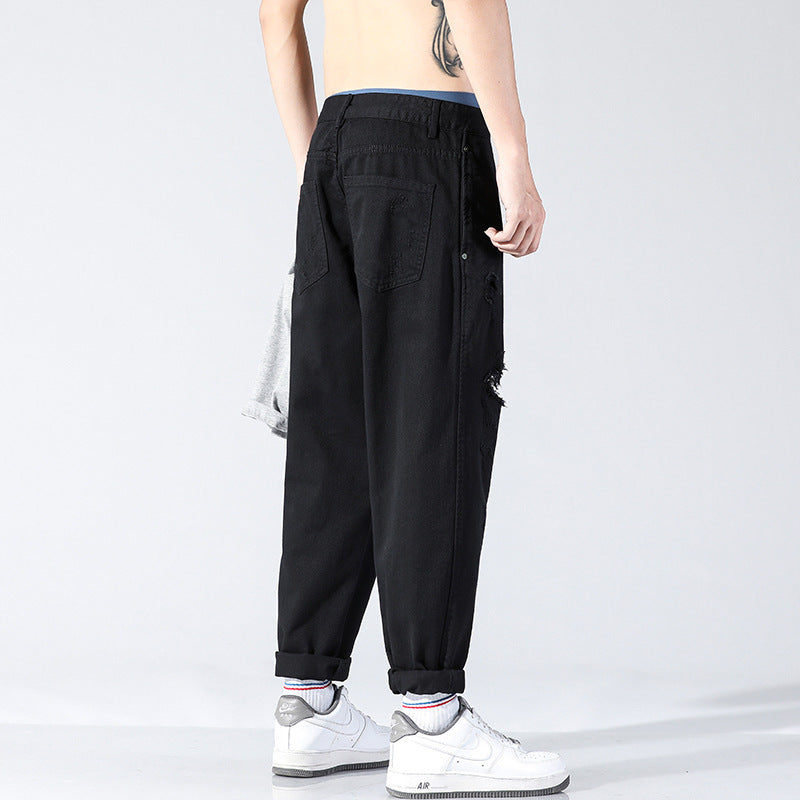 Summer Fashion Ripped Cool Jeans Men Summer Fashion Ripped Cool Jeans Men