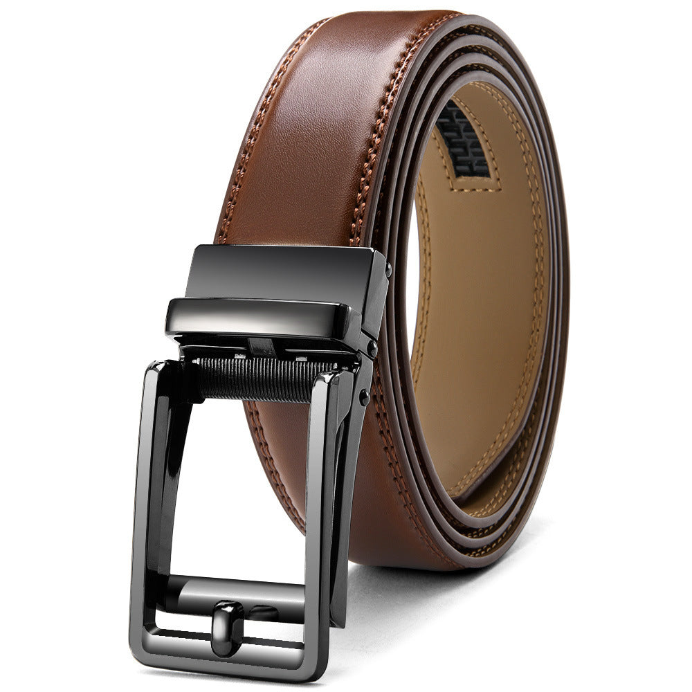 Reprint Anti-pull Alloy Automatic Buckle Belt Men Reprint Anti-pull Alloy Automatic Buckle Belt Men