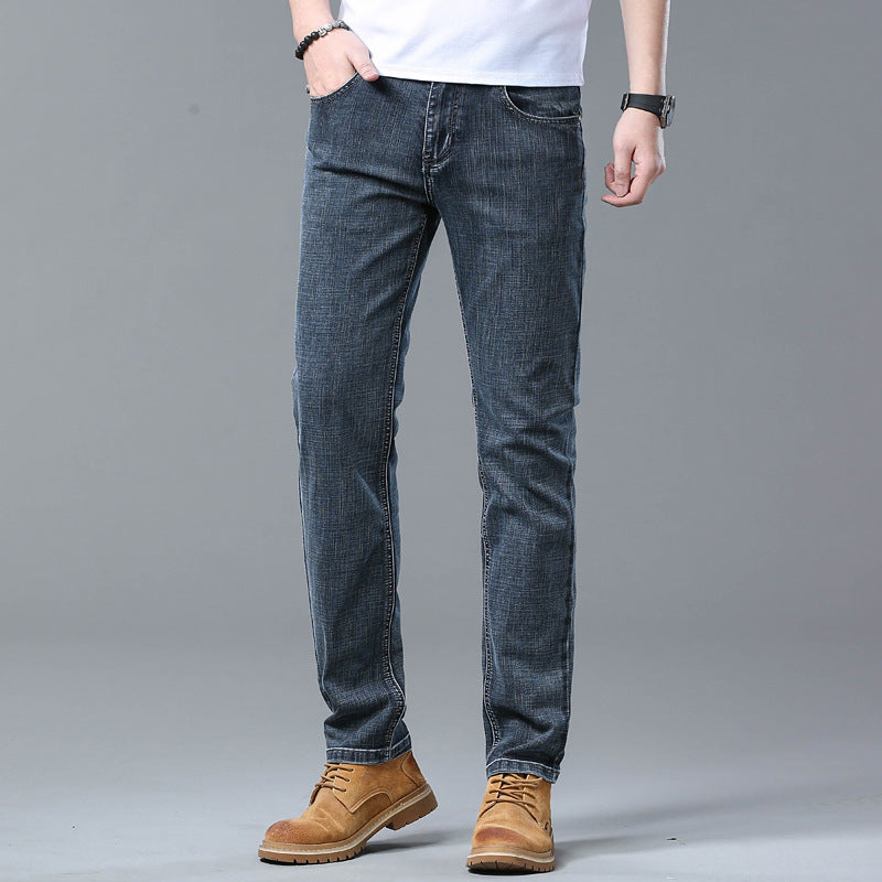 Summer Straight Loose Ice Silk Thin Jeans Summer Straight Loose Ice Silk Thin Jeans