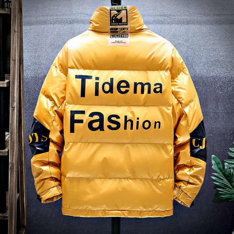 Winter new trendy brand bright face thick cotton clothes Korean version Winter new trendy brand bright face thick cotton clothes Korean version