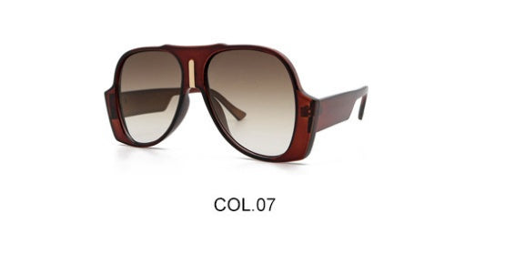 Retro Avant-garde Men And Women Fashion Big Frame Sunglasses Retro Avant-garde Men And Women Fashion Big Frame Sunglasses