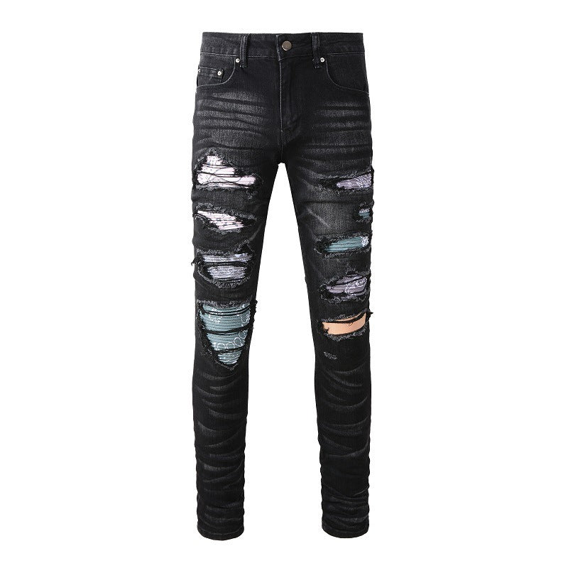 High Street Jeans Fashion Brand Men High Street Jeans Fashion Brand Men