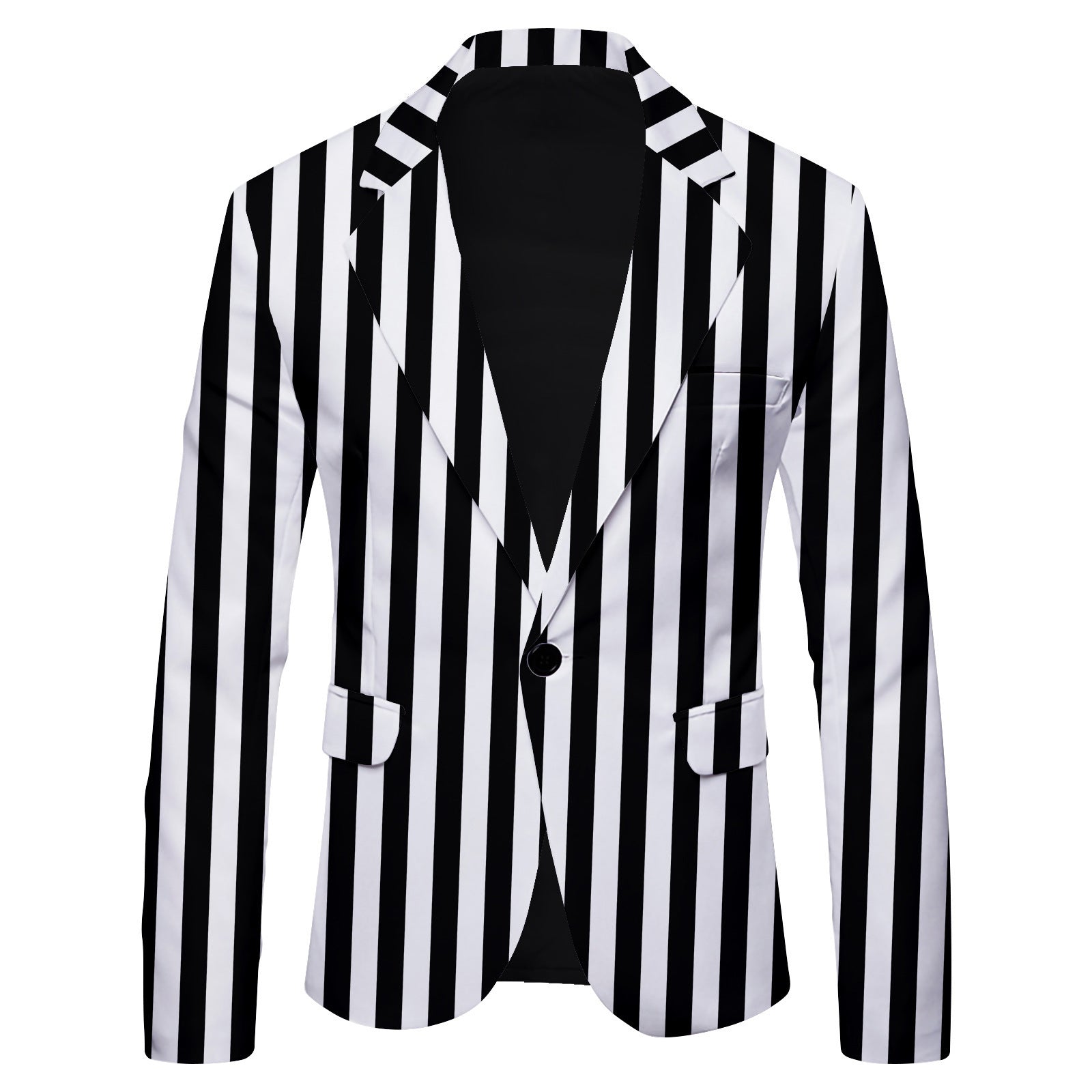 Men's Single Row One Button Polka Dot Printing Casual Suit Jacket Men's Single Row One Button Polka Dot Printing Casual Suit Jacket