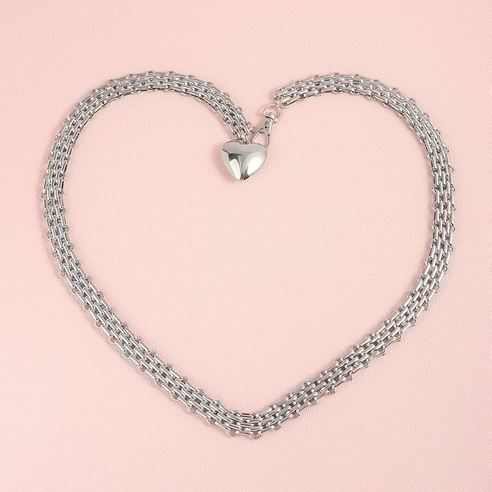 Men And Women Design Fashion Love Chain Pendant Waist Chain Metal Accessories Cute Chain Men And Women Design Fashion Love Chain Pendant Waist Chain Metal Accessories Cute Chain