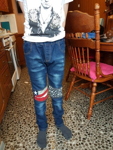 Boy patchwork jeans Boy patchwork jeans