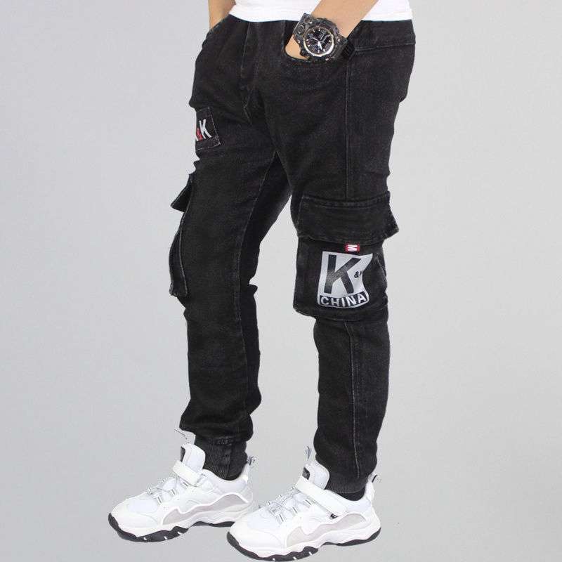 Boys Jeans Casual Pants Straight Stretch Boys Jeans Casual Pants Straight Stretch