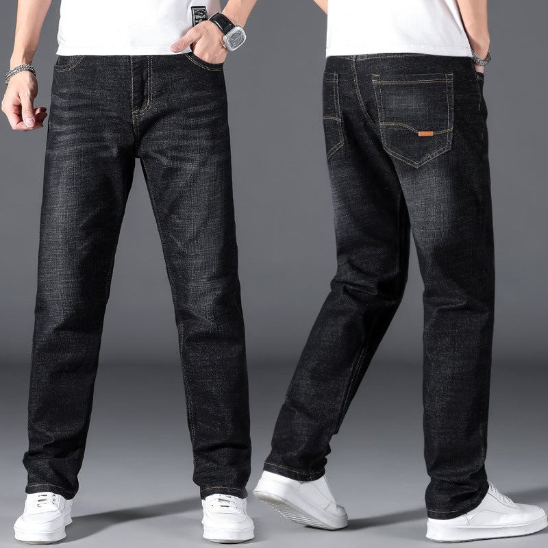 Summer Thin Jeans Men's Loose Straight Summer Thin Jeans Men's Loose Straight