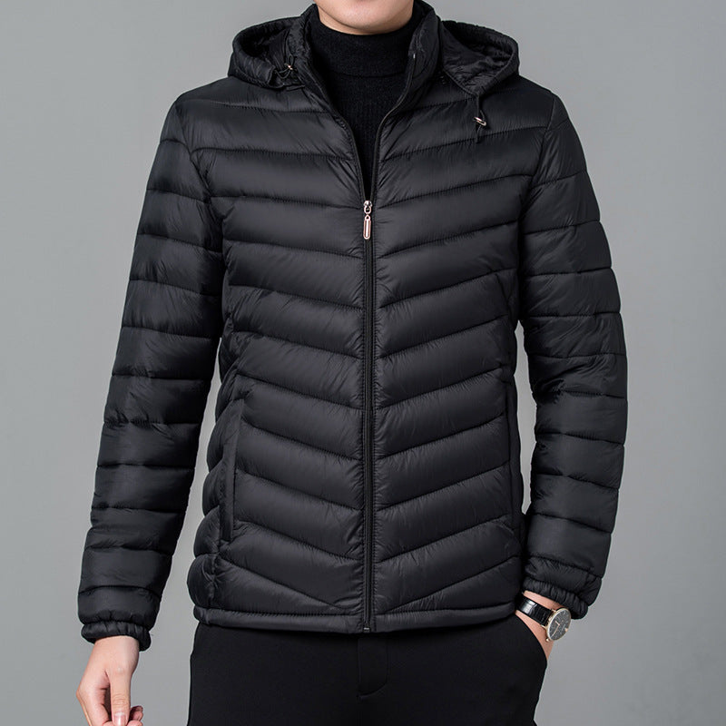 Cotton Coat Thin Silk Cotton Men's Outfit Cotton Jacket Double-sided Wear Cotton Coat Thin Silk Cotton Men's Outfit Cotton Jacket Double-sided Wear