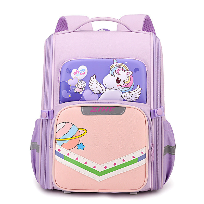 Cartoon Backpack For Reducing Burden And Protecting The Spine Cartoon Backpack For Reducing Burden And Protecting The Spine