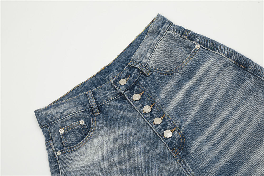 Textured Cardigan With Buttons Jeans For Men Textured Cardigan With Buttons Jeans For Men