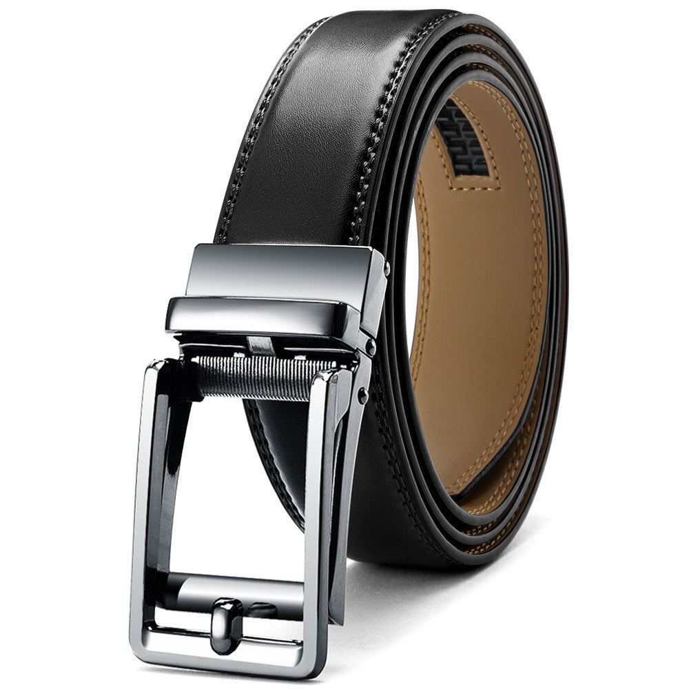 Reprint Anti-pull Alloy Automatic Buckle Belt Men Reprint Anti-pull Alloy Automatic Buckle Belt Men