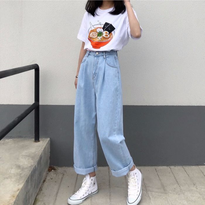 Autumn And Winter New Style Jeans Women Loose Korean Students Autumn And Winter New Style Jeans Women Loose Korean Students