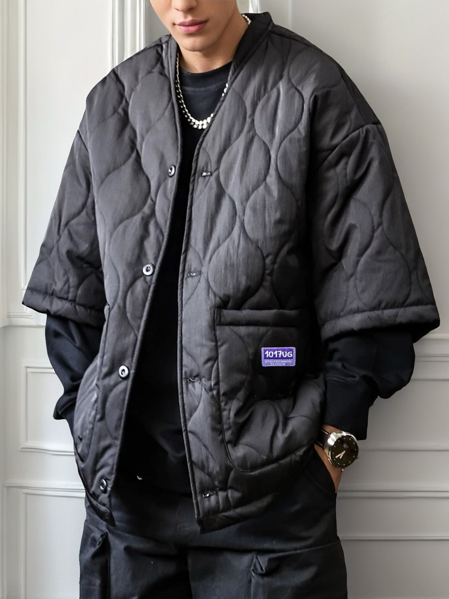 Loose And Warm Cotton Jacket Men's Fashion Work Clothes Coat Loose And Warm Cotton Jacket Men's Fashion Work Clothes Coat