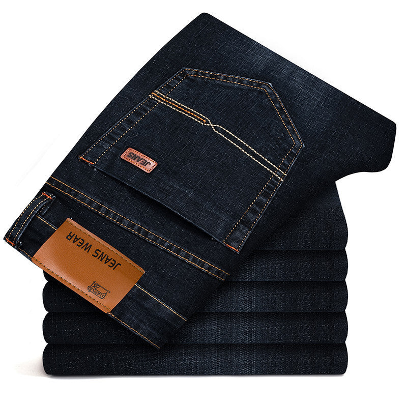 Men's Stretch Slim Straight Business Casual Jeans Men's Stretch Slim Straight Business Casual Jeans