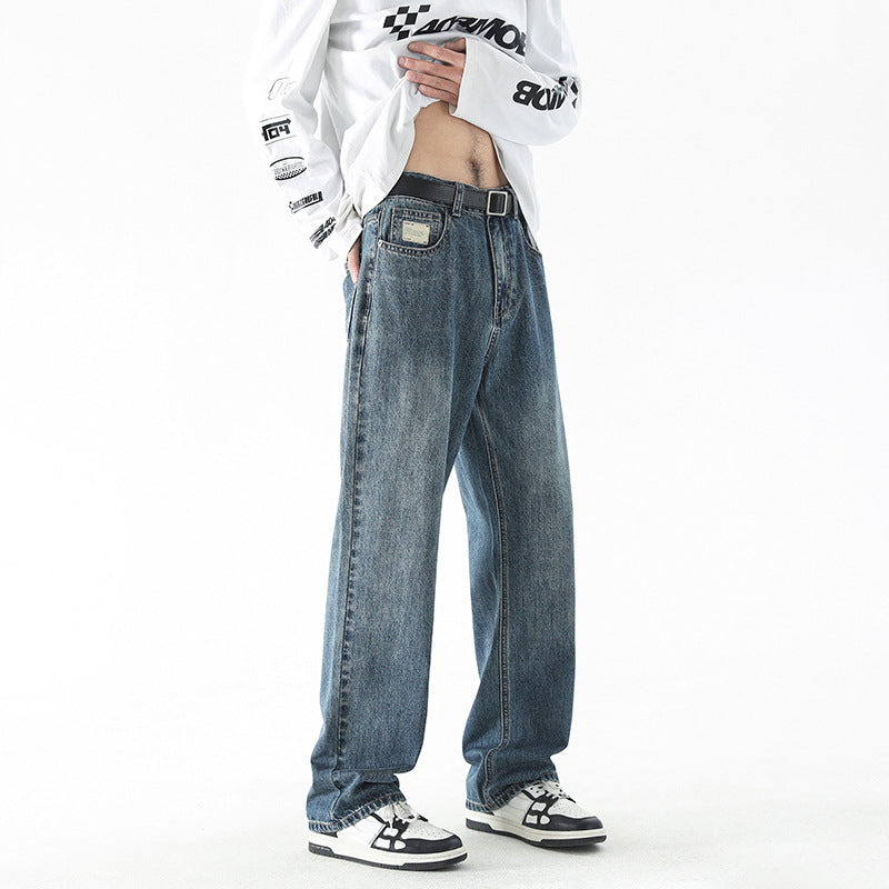 European And American Street Retro Jeans Men European And American Street Retro Jeans Men