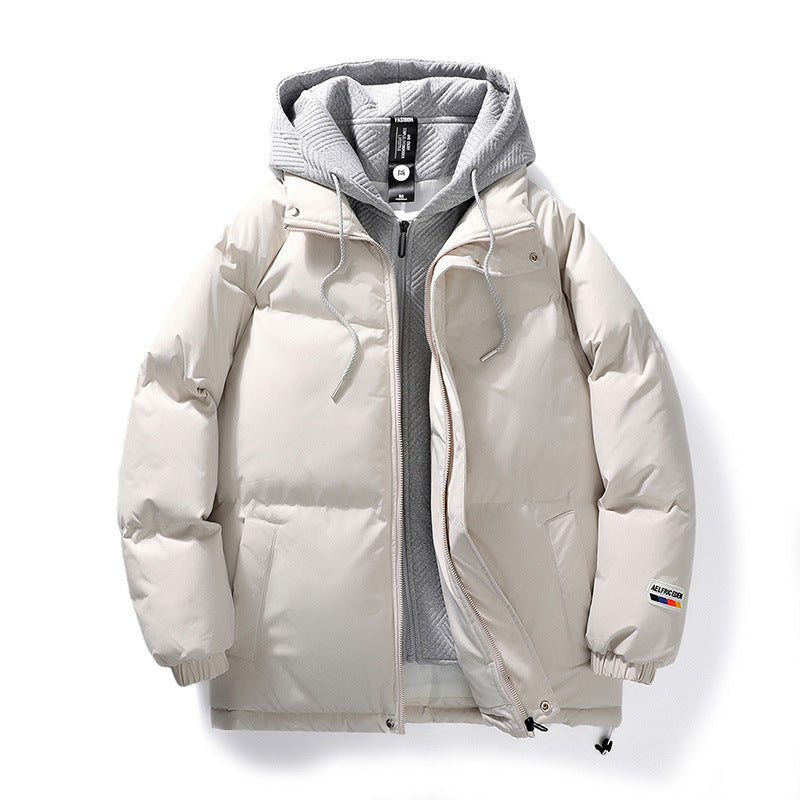 Winter Coat For Men Hooded Cotton Jacket Winter Coat For Men Hooded Cotton Jacket